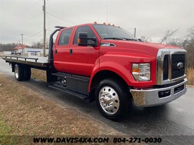 2022 Ford 650 Crew Cab Flatbed Rollback Tow Truck   - Photo 3 - North Chesterfield, VA 23237