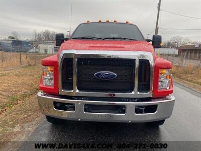 2022 Ford 650 Crew Cab Flatbed Rollback Tow Truck   - Photo 2 - North Chesterfield, VA 23237