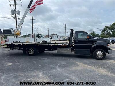 2022 Ford F-650 Diesel Flatbed Rollback Tow Truck Jerr-Dan   - Photo 6 - North Chesterfield, VA 23237