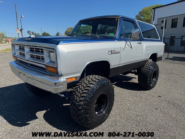 1987 Dodge Ramcharger 150 Lifted 4x4 SUV Project  
