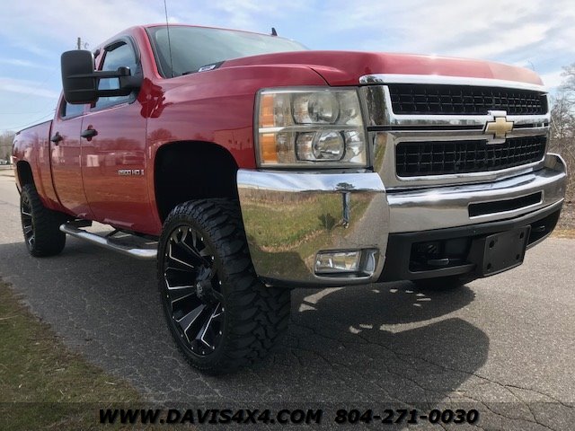 2008 Chevrolet Silverado 2500 HD Crew Cab Short Bed 4x4 Lifted Lt ...