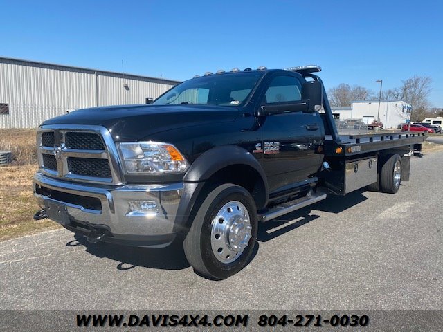 2014 Dodge Ram 5500 Flatbed Rollback Tow Truck Wrecker Diesel