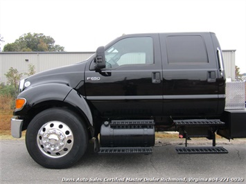 2015 Ford F-650 Super Duty XLT 6.7 Cummins Diesel Crew Cab Custom Hauler Bed   - Photo 3 - North Chesterfield, VA 23237