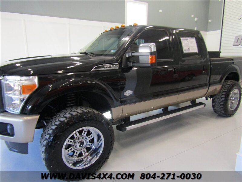 2013 Ford F-250 Super Duty King Ranch 4X4 Lifted Diesel Crew Cab Short ...