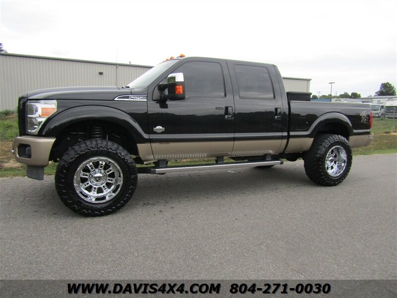 2013 Ford F-250 Super Duty King Ranch 4X4 Lifted Diesel Crew Cab Short ...