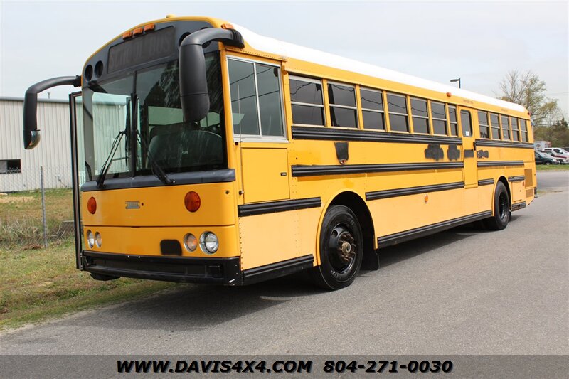 2001 Thomas Built School Bus (SOLD) Turbo Diesel Pusher Engine