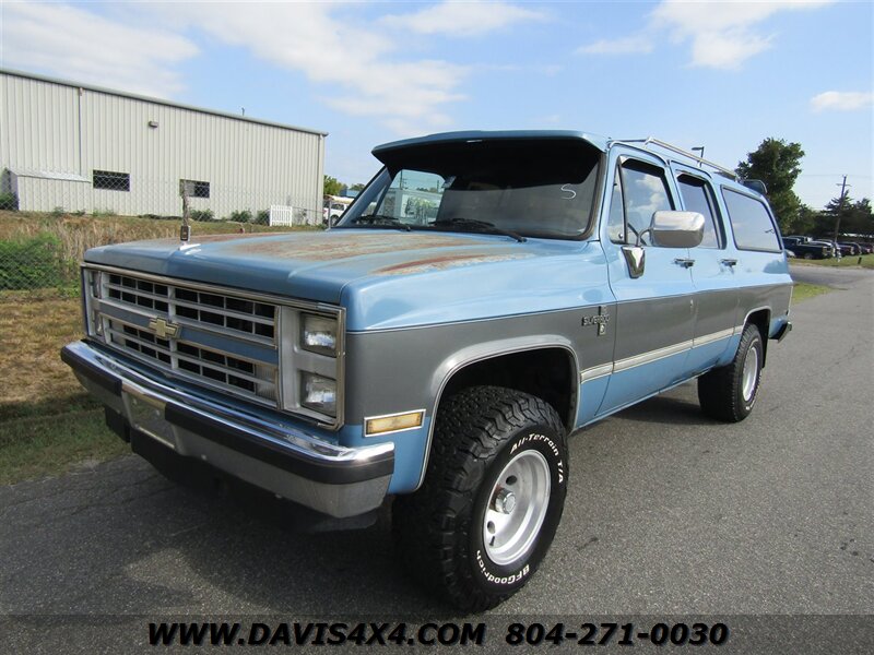 1987 Chevrolet Suburban 4X4 Square Body Silverado C/K 10 Trim Package ...