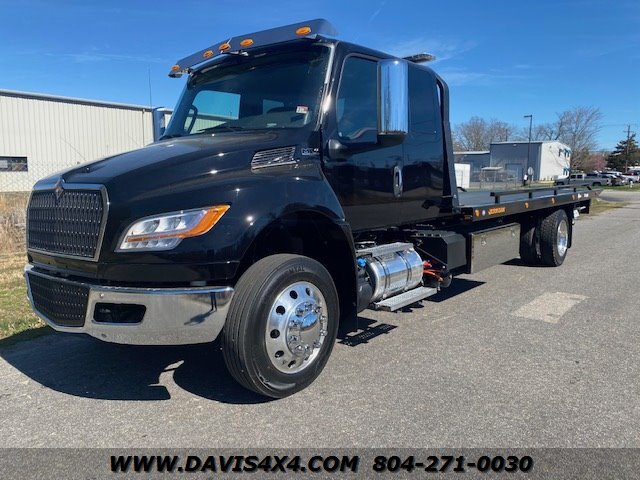 2023 International MV607 Extended Cab Rollback Wrecker Tow Truck