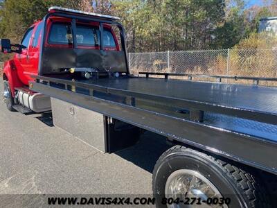 2018 Ford F-650 Superduty Extended Cab Flatbed Tow Truck Rollback   - Photo 21 - North Chesterfield, VA 23237