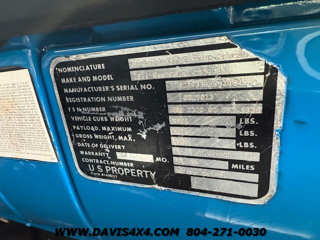 1988 Chevrolet R/V 3500 Series Crew Cab Squarebody - Photo 38 - North Chesterfield, VA 23237