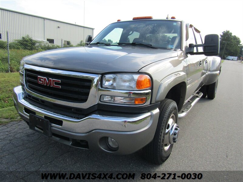 2007 Gmc Sierra 3500 Slt Classic Diesel Crew Cab Dually 4x4 Duramax Lbz 