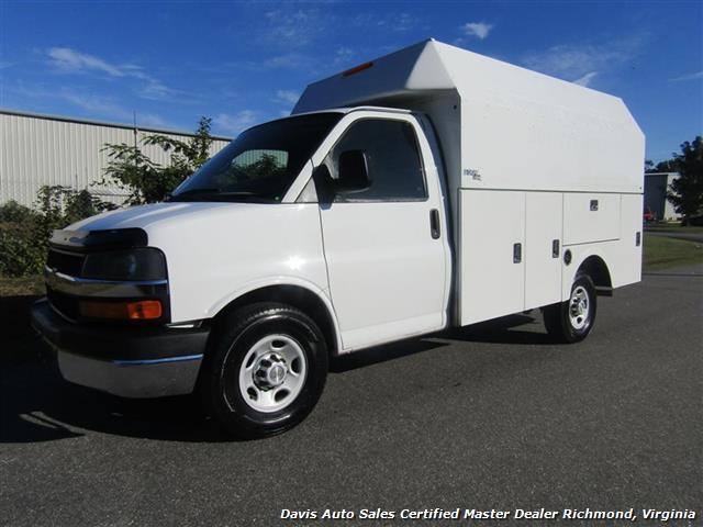 2010 Chevrolet Express 3500 Cargo Stahl Utility Bin Body Work