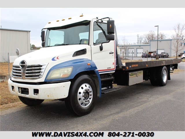 2008 Hino 338 Diesel Rollback Wrecker Commercial Flatbed (SOLD) - Photo 1 - North Chesterfield, VA 23237