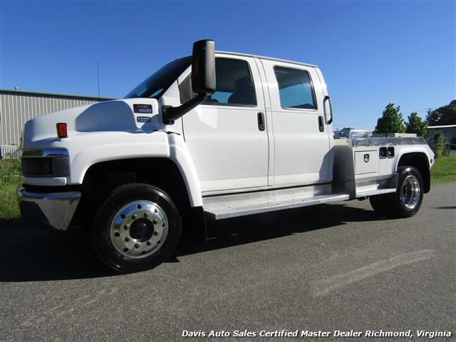 2004 Gmc Topkick C4500 66 Duramax Turbo Diesel Allison Crew Cab Custom Hauler Bed 8672