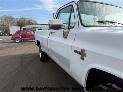 1985 Chevrolet K10 Silverado Squarebody 4x4   - Photo 6 - North Chesterfield, VA 23237