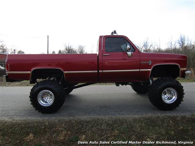 1984 Chevrolet Silverado Custom Deluxe C K 10 Lifted 4X4 Regular Cab ...