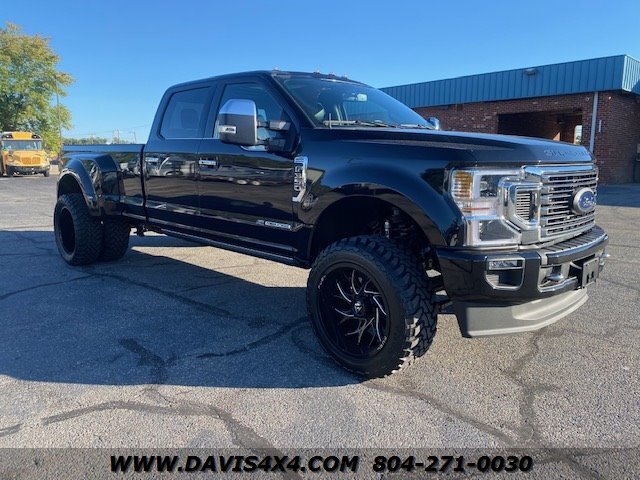 2021 Ford F-350 Platinum Superduty Dually 4x4 Diesel Lifted Pickup