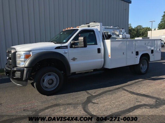 2012 Ford F550 Super Duty Utility Truck With Stellar Crane Air ...