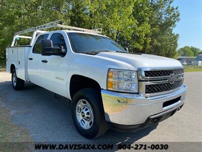 2014 Chevrolet Silverado 2500 HD Diesel Crew Cab 4x4 Utility Body Work Truck   - Photo 3 - North Chesterfield, VA 23237