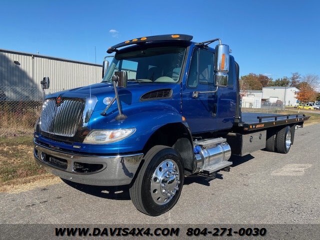 2019 International Navistar Mv Extended Cab Flatbed Tow Truck Rollback Wrecker 1331