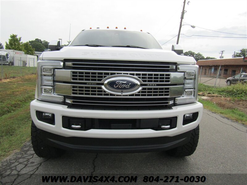 2018 Ford F-350 Super Duty Platinum Crew Cab Lifted Diesel (sold)