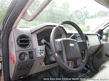 2008 Ford F-450 Super Duty XL Diesel Crew Cab Flat Bed Stake Body Dump Truck   - Photo 10 - North Chesterfield, VA 23237