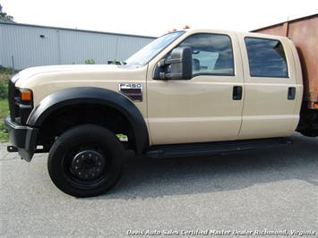 2008 Ford F-450 Super Duty XL Diesel Crew Cab Flat Bed Stake Body Dump Truck   - Photo 2 - North Chesterfield, VA 23237