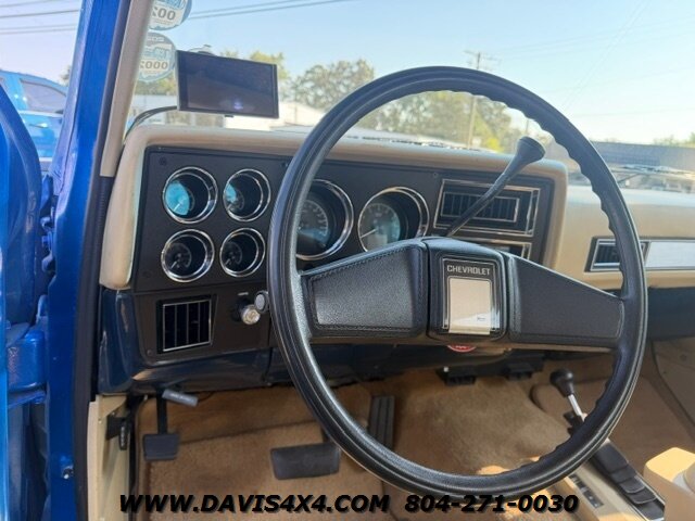 1985 Chevrolet Blazer K5 Squarebody Classic 4x4 - Photo 12 - North Chesterfield, VA 23237