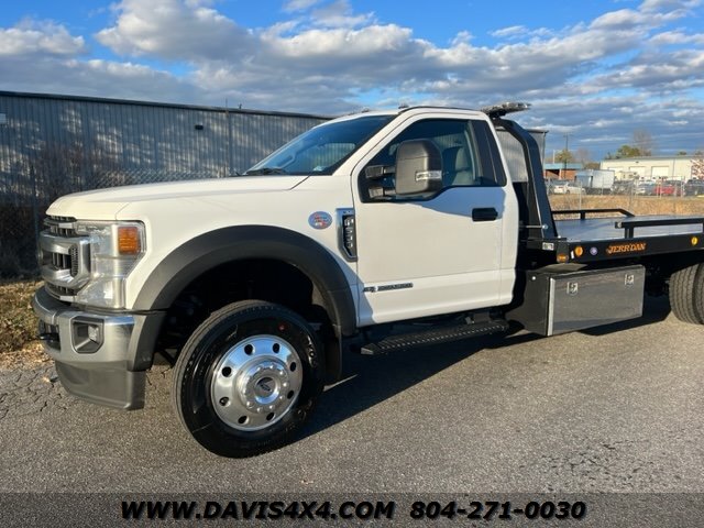 2022 Ford F-600 Super Duty Diesel Flatbed Rollback Tow Truck