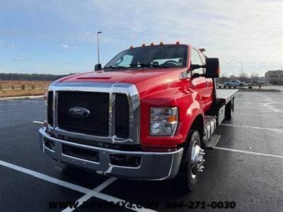 2019 Ford F-650 Extended Cab Jerr-Dan Rollback Flatbed Tow Truck   - Photo 2 - North Chesterfield, VA 23237