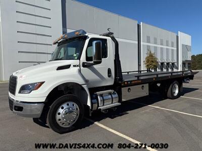 2025 International MV607 Extended Cab Rollback Flatbed Tow Truck  