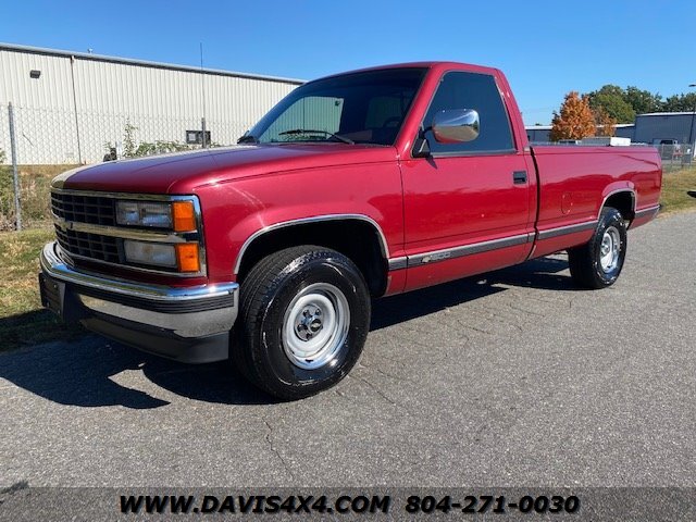 1991 Chevrolet Silverado 1500 Fleet Side Classic Low Mileage Pickup