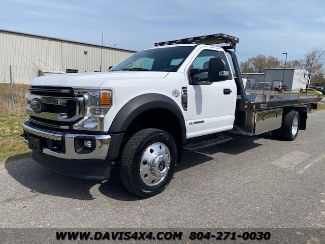 2022 Ford F-550 Flatbed Rollback Tow Truck 4x4 Century With Message Board