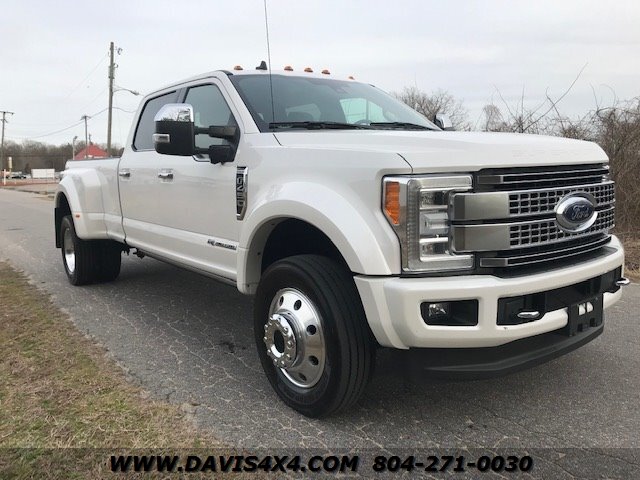 2019 Ford F-450 Super Duty Platinum Dually Crew Cab Diesel 4x4 Loaded