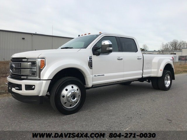 2019 Ford F-450 Super Duty Platinum Dually Crew Cab Diesel 4x4 Loaded