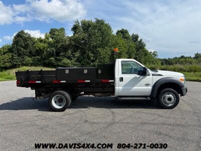 2015 Ford F-450 Superduty Flat Bed Dump Truck Diesel   - Photo 3 - North Chesterfield, VA 23237