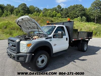 2015 Ford F-450 Superduty Flat Bed Dump Truck Diesel   - Photo 23 - North Chesterfield, VA 23237