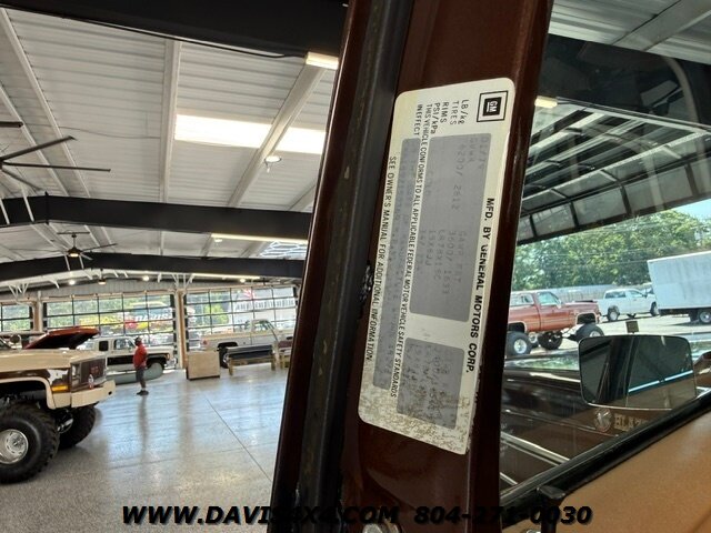 1979 Chevrolet Blazer K5 Squarebody Classic 4x4 - Photo 28 - North Chesterfield, VA 23237