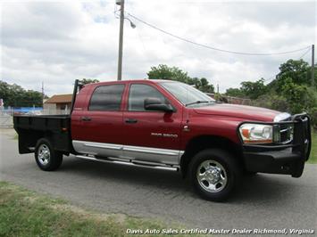 2006 Dodge Ram 3500 SLT 5.9 Cummins Turbo Diesel 4X4 Mega Cab Flat Bed   - Photo 12 - North Chesterfield, VA 23237