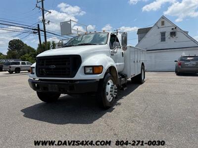2000 Ford F-650 Superduty Utility Cummins Diesel   - Photo 2 - North Chesterfield, VA 23237