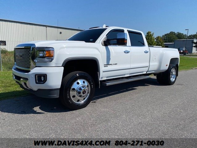 2015 GMC Sierra 3500 HD Denali Diesel Crew Cab Long Bed Dually 4x4 ...