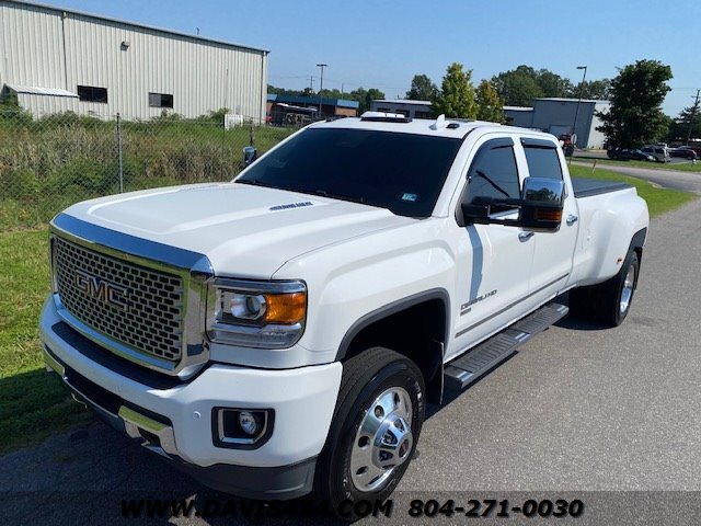 2015 GMC Sierra 3500 HD Denali Diesel Crew Cab Long Bed Dually 4x4 ...