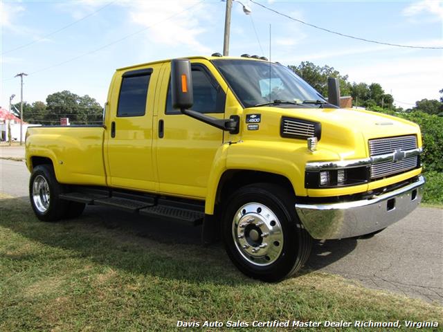 2005 Chevrolet Kodiak Topkick C4500 HD 6.6 Duramax Diesel Dually Crew ...