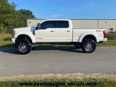 2017 Ford F-250 Superduty Platinum 4x4 Diesel Lifted Pickup   - Photo 4 - North Chesterfield, VA 23237