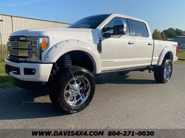 2017 Ford F-250 Superduty Platinum 4x4 Diesel Lifted Pickup - Photo 1 - North Chesterfield, VA 23237