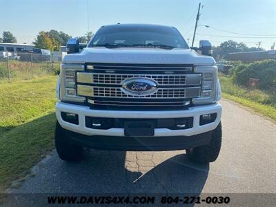 2017 Ford F-250 Superduty Platinum 4x4 Diesel Lifted Pickup   - Photo 2 - North Chesterfield, VA 23237