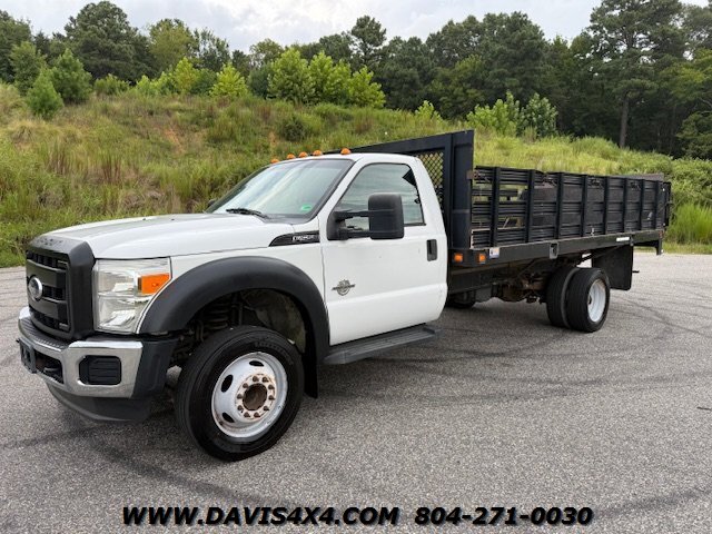 2012 Ford F-550 Superduty Flatbed Diesel W/ Liftgate - Photo 1 - North Chesterfield, VA 23237