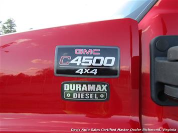 2008 GMC Topkick Kodiak C 4500 4X4 Duramax Diesel 6.6 Dually Crew Cab Hauler Bed   - Photo 11 - North Chesterfield, VA 23237