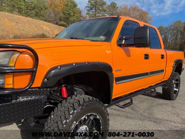 2004 Chevrolet Silverado 2500 Hd Crew Cab Short Bed 4x4 Duramax Diesel Lifted 8807