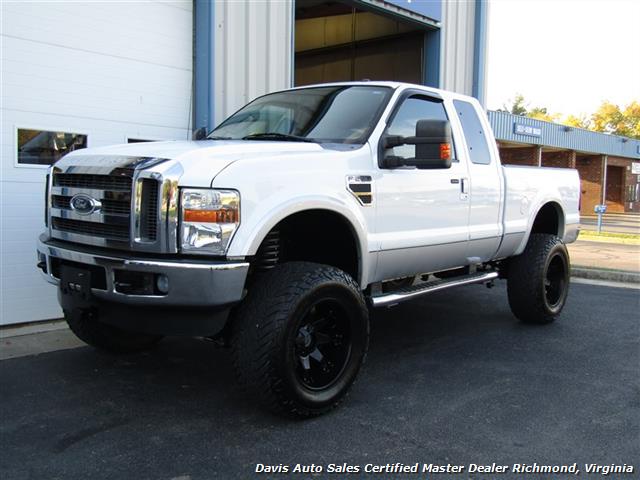 white 2010 f250 lifted